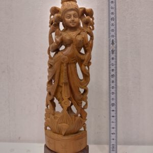 Holz Figur indische Frau
