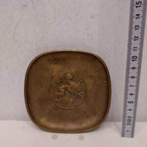 Bronze Wappen-Teller