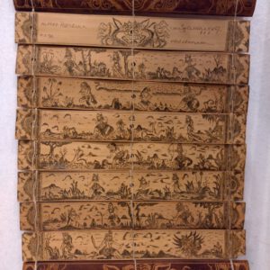 Antike Holz Rollbilder