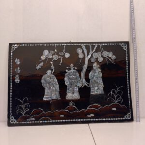 Chinesisch Antike Lackkunst Tafeln mit Perlmutteinlage