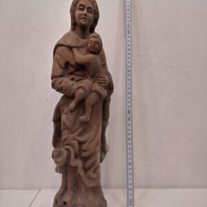 Holz Figur Frau und Kind
