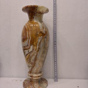 . Große Onyx Marmor Vase